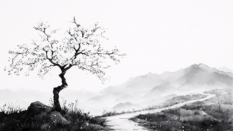 高清大图下载【趣麦麦图】水墨画