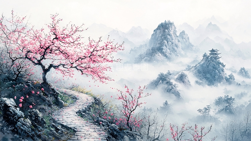 高清大图下载【趣麦麦图】水墨画