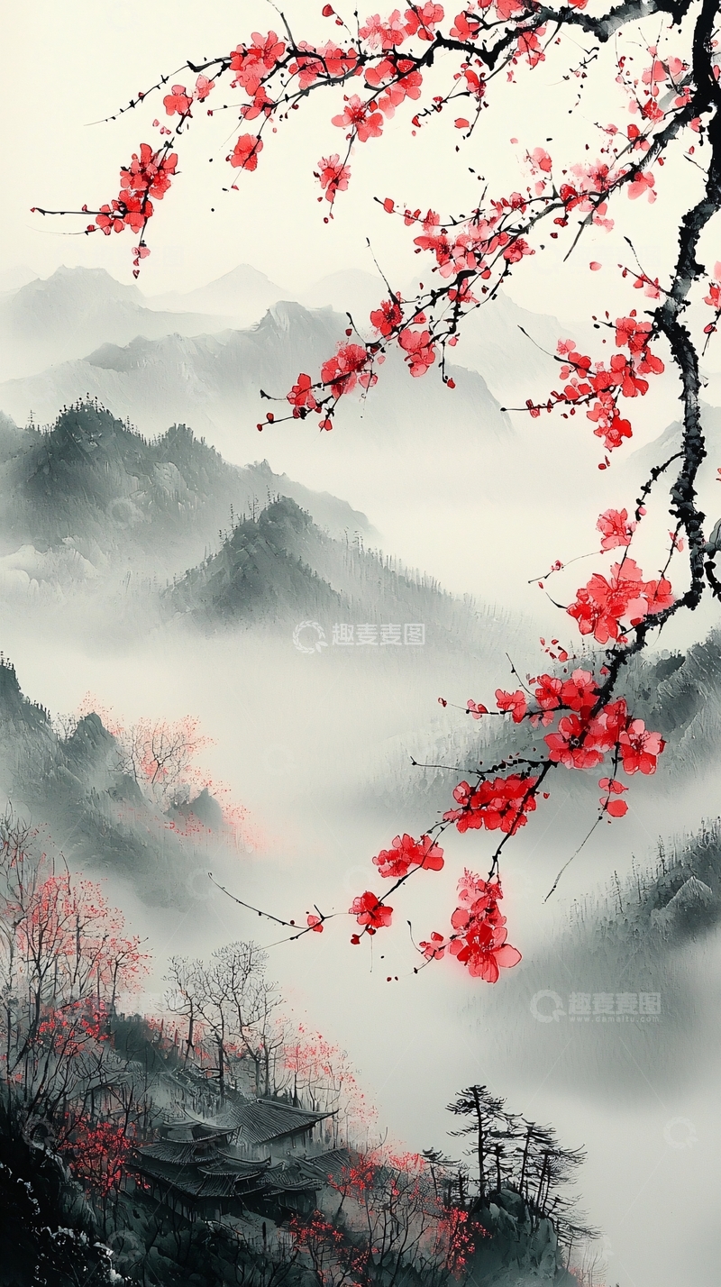 高清大图下载【趣麦麦图】水墨画