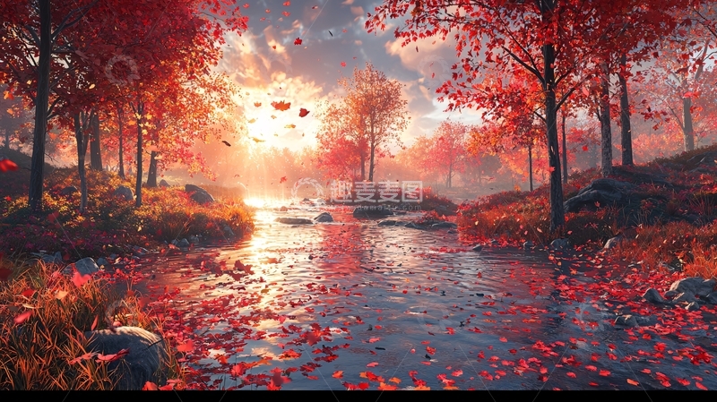 高清大图下载【趣麦麦图】红叶