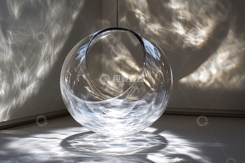 高清大图下载【趣麦麦图】光影玻璃球
