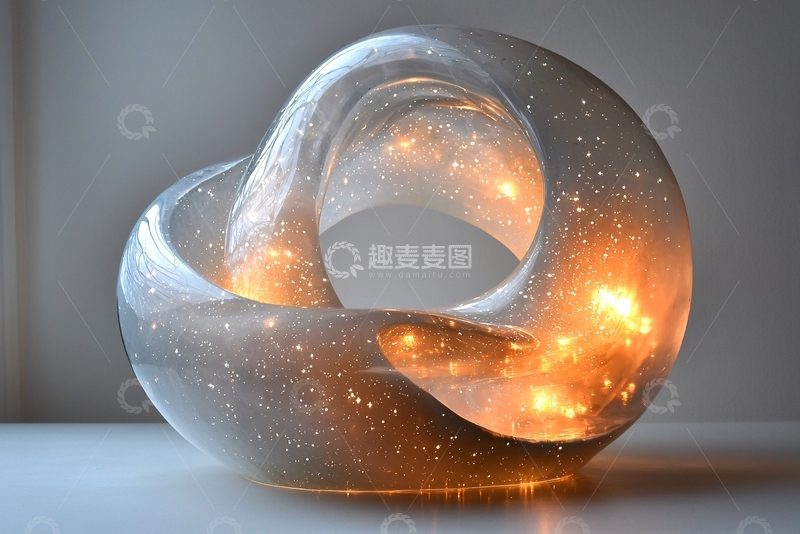 高清大图下载【趣麦麦图】透明环形灯饰