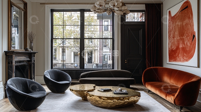 高清大图下载【趣麦麦图】高端住宅客厅