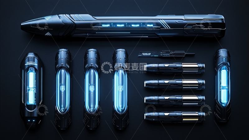 高清大图下载【趣麦麦图】未来科技武器