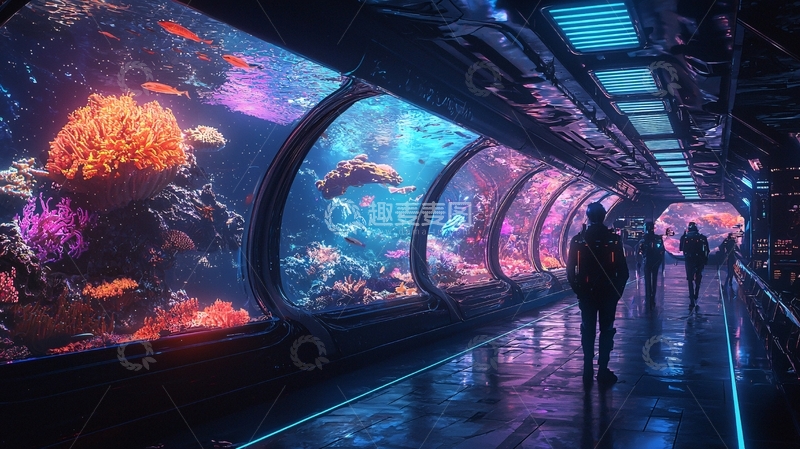 高清大图下载【趣麦麦图】海底隧道