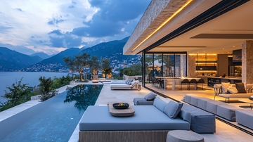 现代简约海景别墅