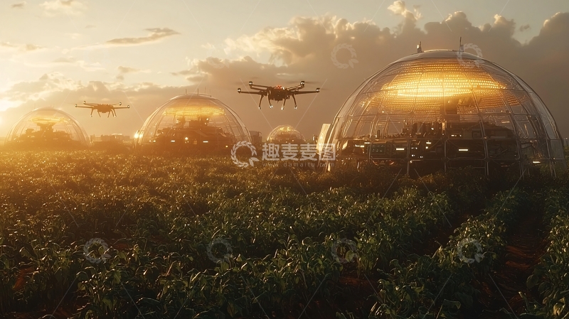 高清大图下载【趣麦麦图】未来农业
