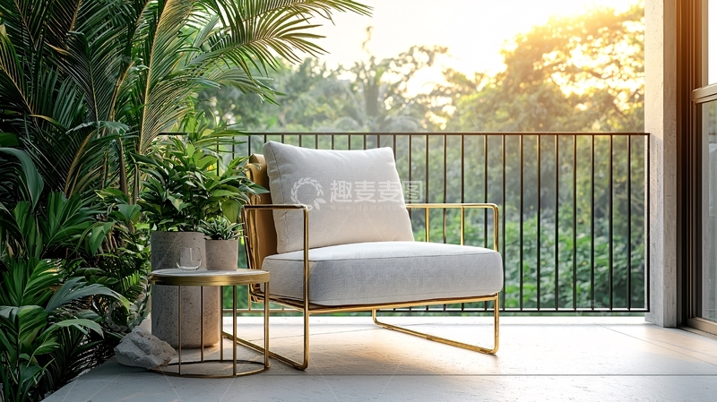 高清大图下载【趣麦麦图】阳台休闲椅
