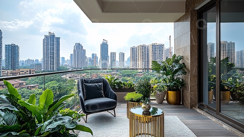 高清大图下载【趣麦麦图】阳台景观