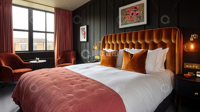 高清大图下载【趣麦麦图】酒店房间