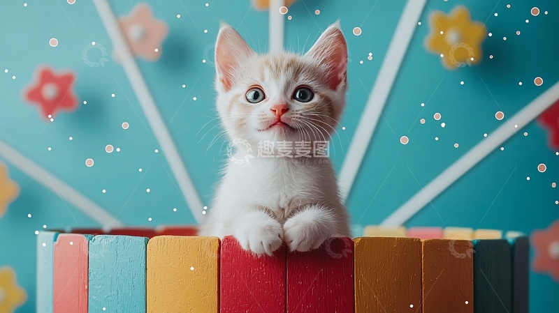 高清大图下载【趣麦麦图】可爱小猫
