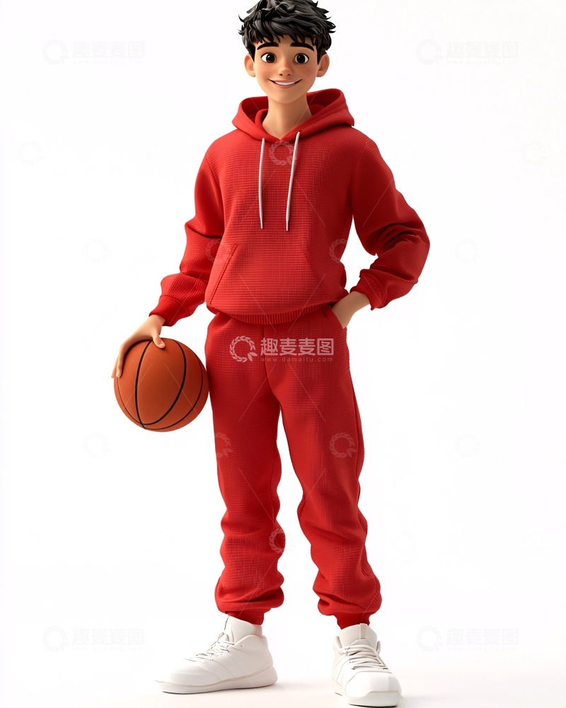 高清大图下载【趣麦麦图】卡通男孩
