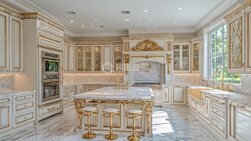 高清大图下载【趣麦麦图】欧式奢华厨房