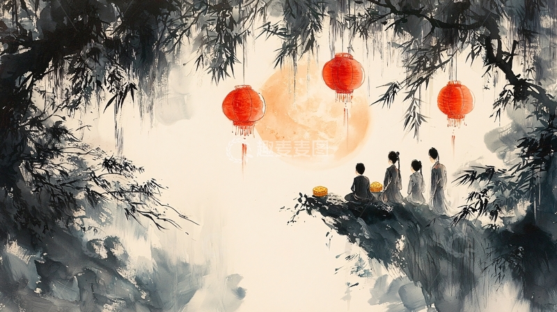 高清大图下载【趣麦麦图】水墨画