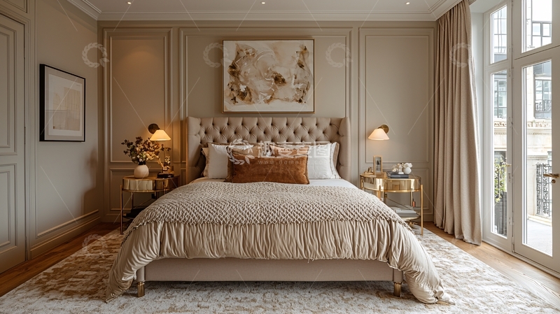 高清大图下载【趣麦麦图】高级灰色卧室