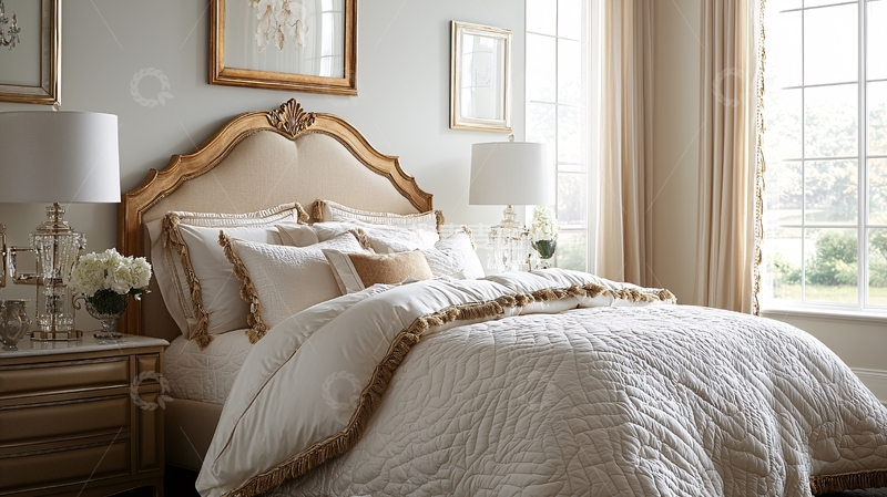 高清大图下载【趣麦麦图】法式轻奢卧室图片