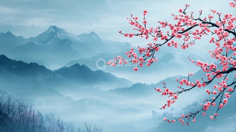 高清大图下载【趣麦麦图】水墨画