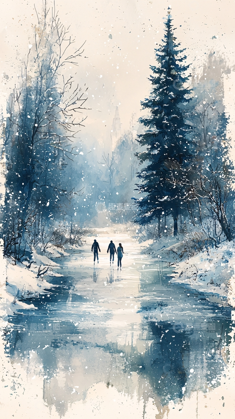 高清大图下载【趣麦麦图】冬季雪景