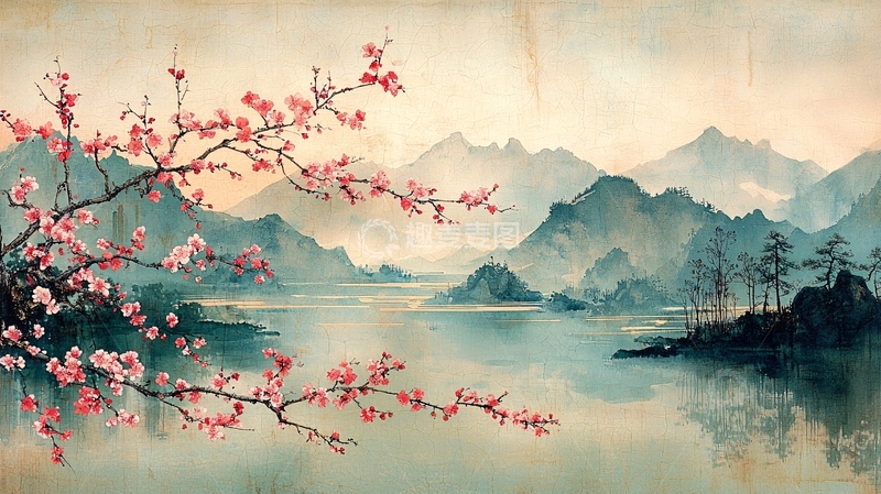 高清大图下载【趣麦麦图】水墨画山水