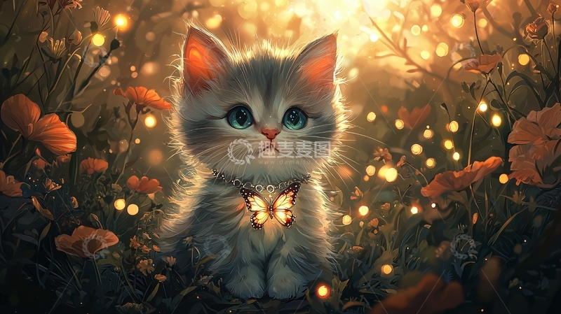 高清大图下载【趣麦麦图】小猫