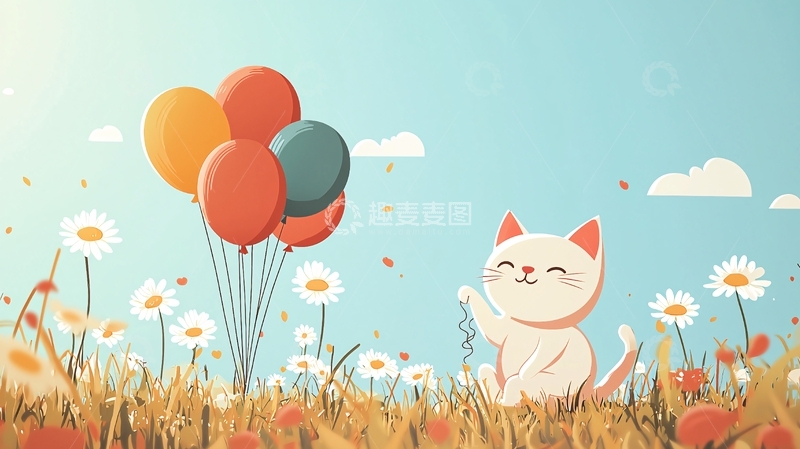 高清大图下载【趣麦麦图】卡通猫咪31