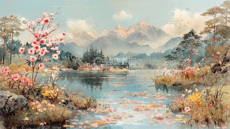 高清大图下载【趣麦麦图】山水画