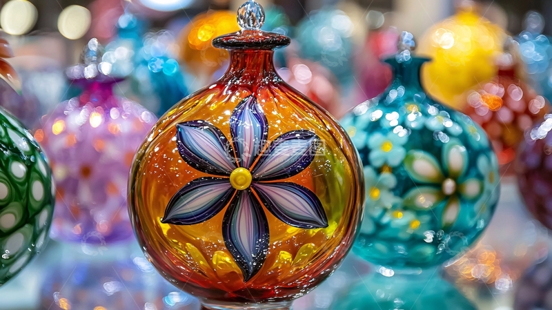 高清大图下载【趣麦麦图】彩色玻璃瓶