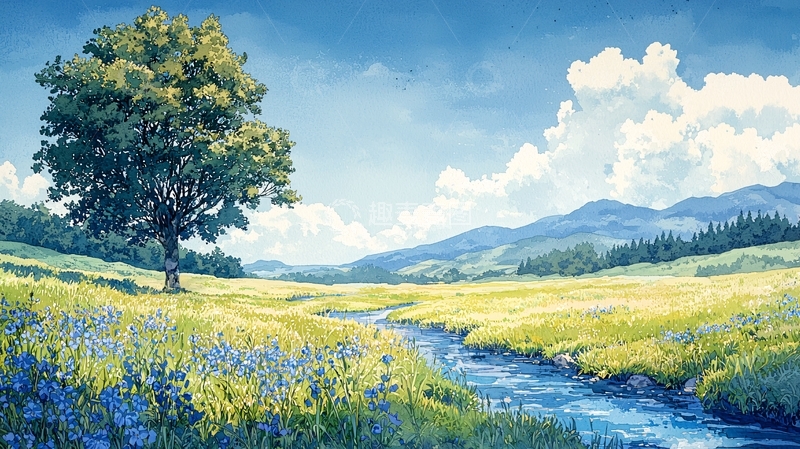 高清大图下载【趣麦麦图】田园风光329