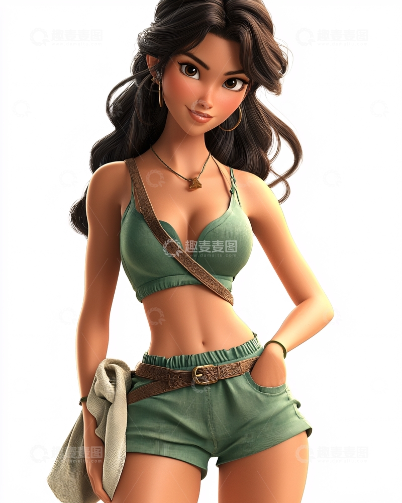 高清大图下载【趣麦麦图】动漫美女