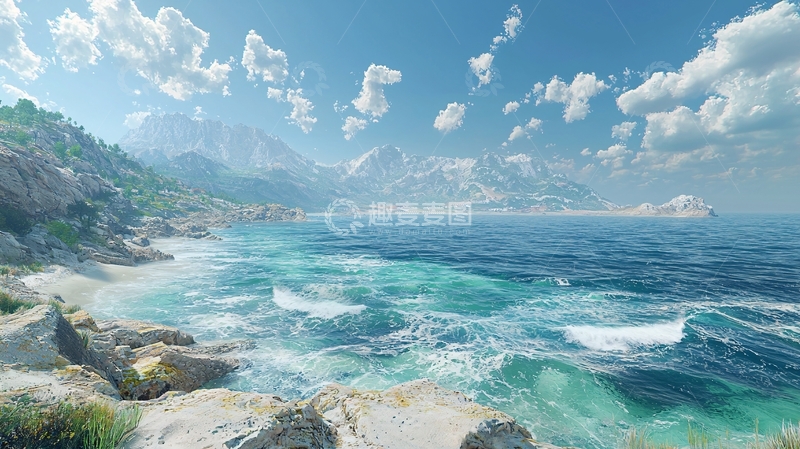 高清大图下载【趣麦麦图】阳光沙滩海景30