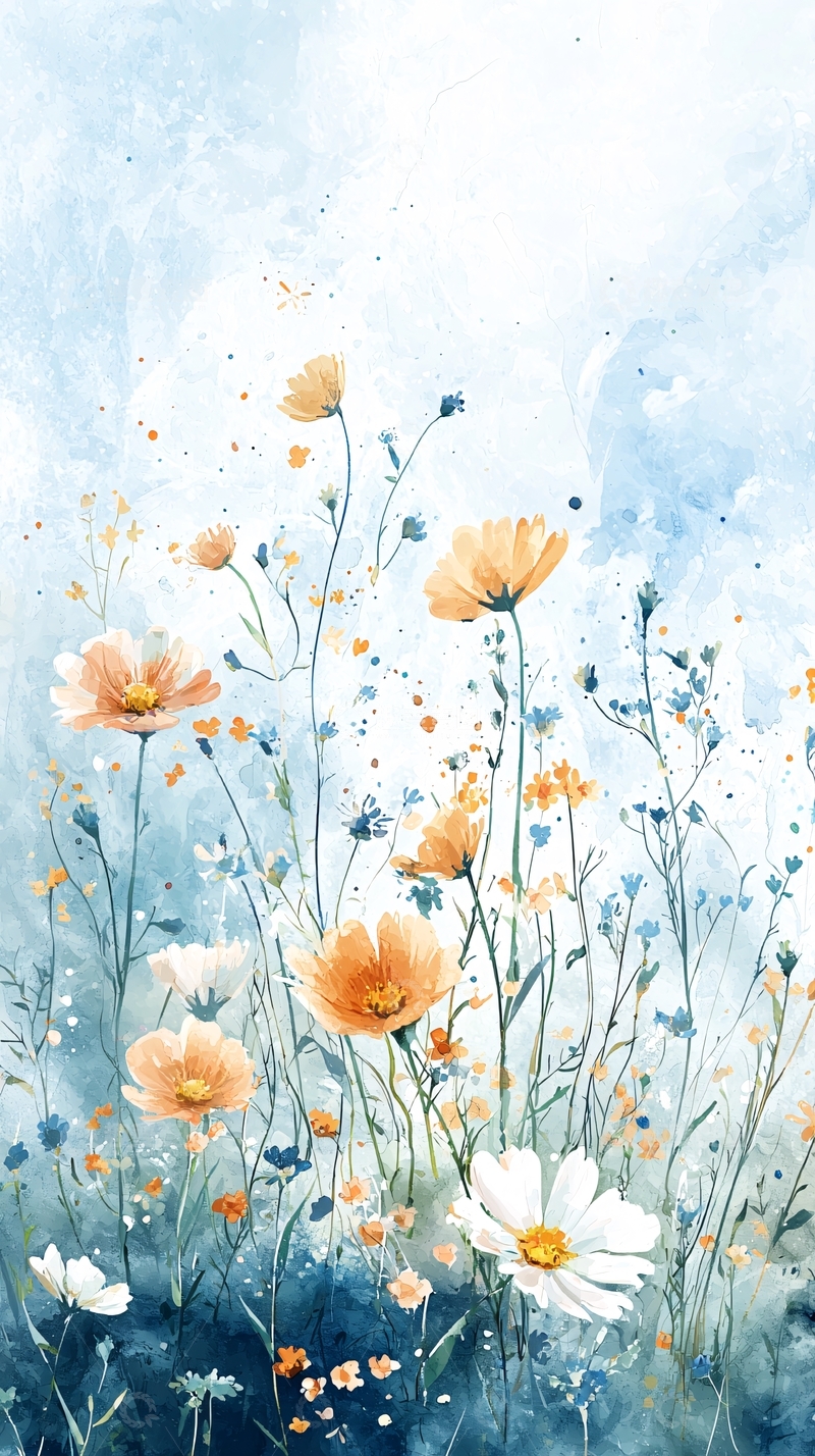 高清大图下载【趣麦麦图】水彩花卉70