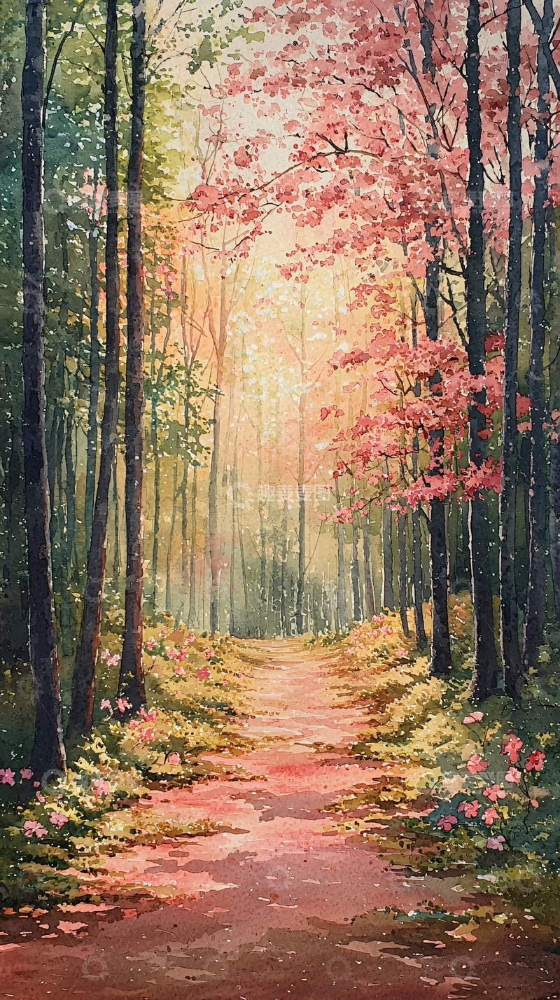 高清大图下载【趣麦麦图】森林小路