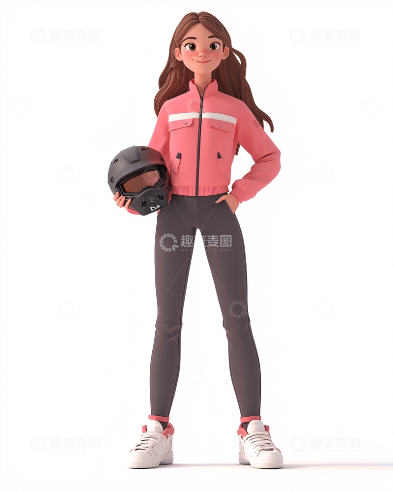 高清大图下载【趣麦麦图】卡通女孩177