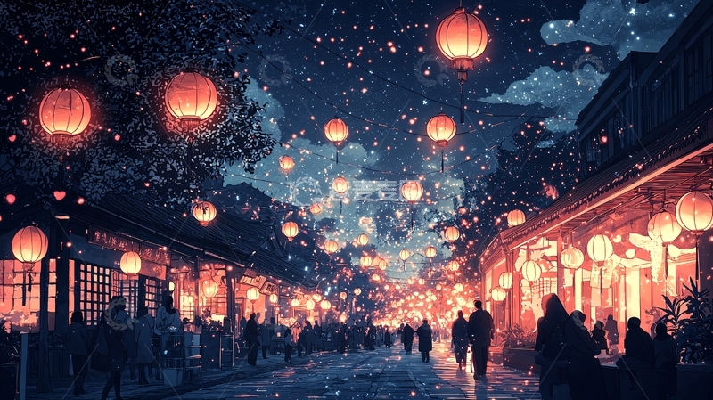 高清大图下载【趣麦麦图】唯美梦幻夜景