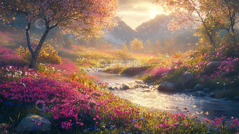 高清大图下载【趣麦麦图】梦幻般田园风光