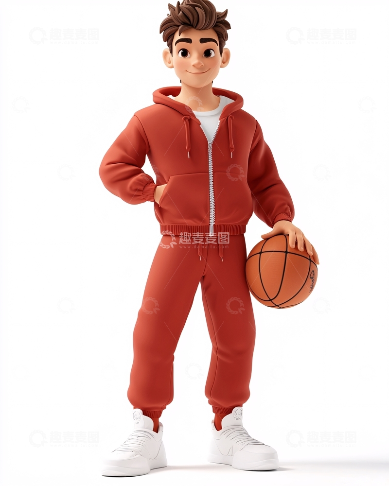 高清大图下载【趣麦麦图】卡通男孩