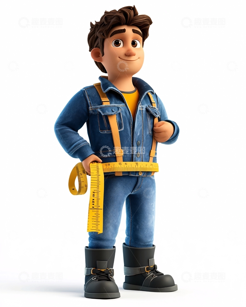 高清大图下载【趣麦麦图】卡通男孩