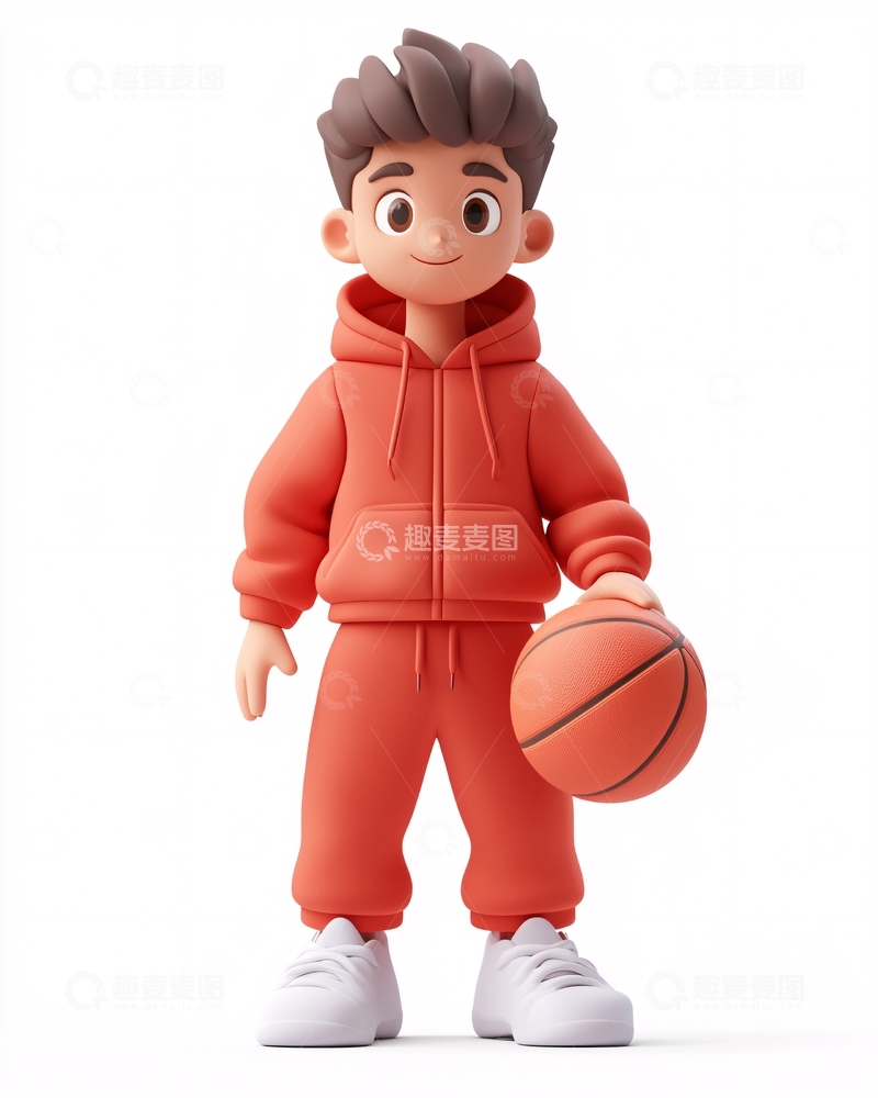 高清大图下载【趣麦麦图】卡通男孩