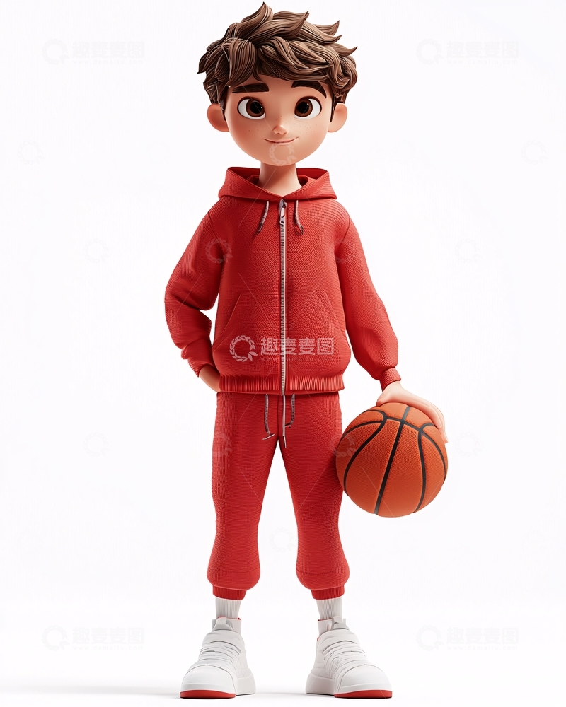 高清大图下载【趣麦麦图】卡通男孩