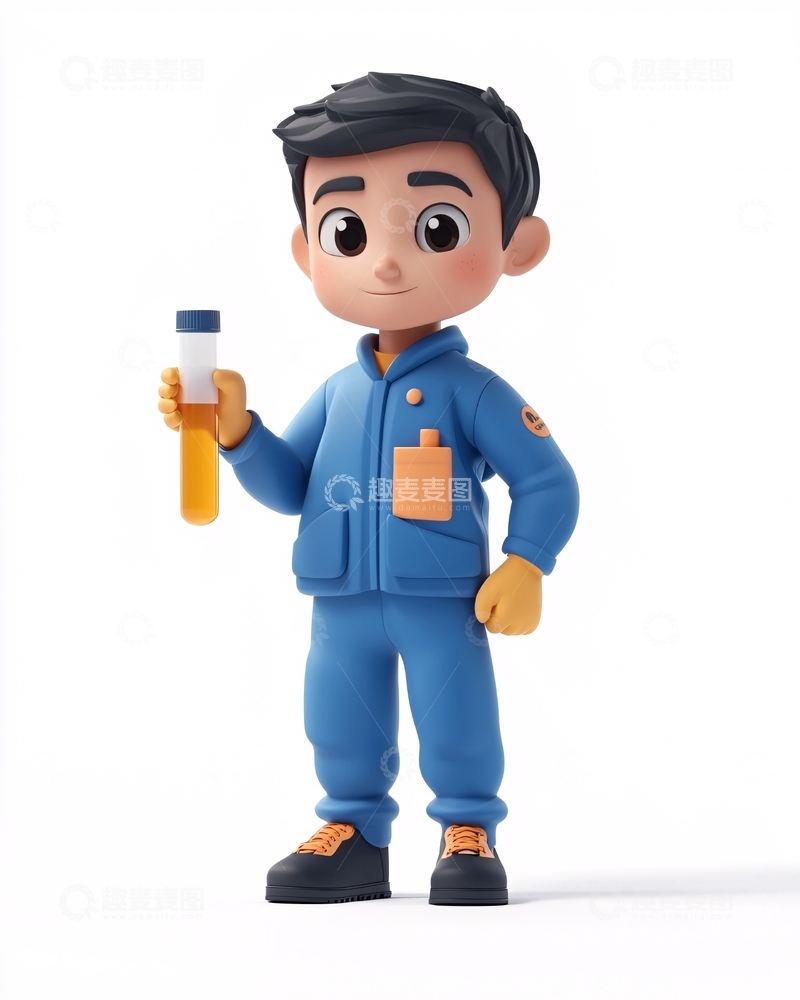 高清大图下载【趣麦麦图】卡通男孩