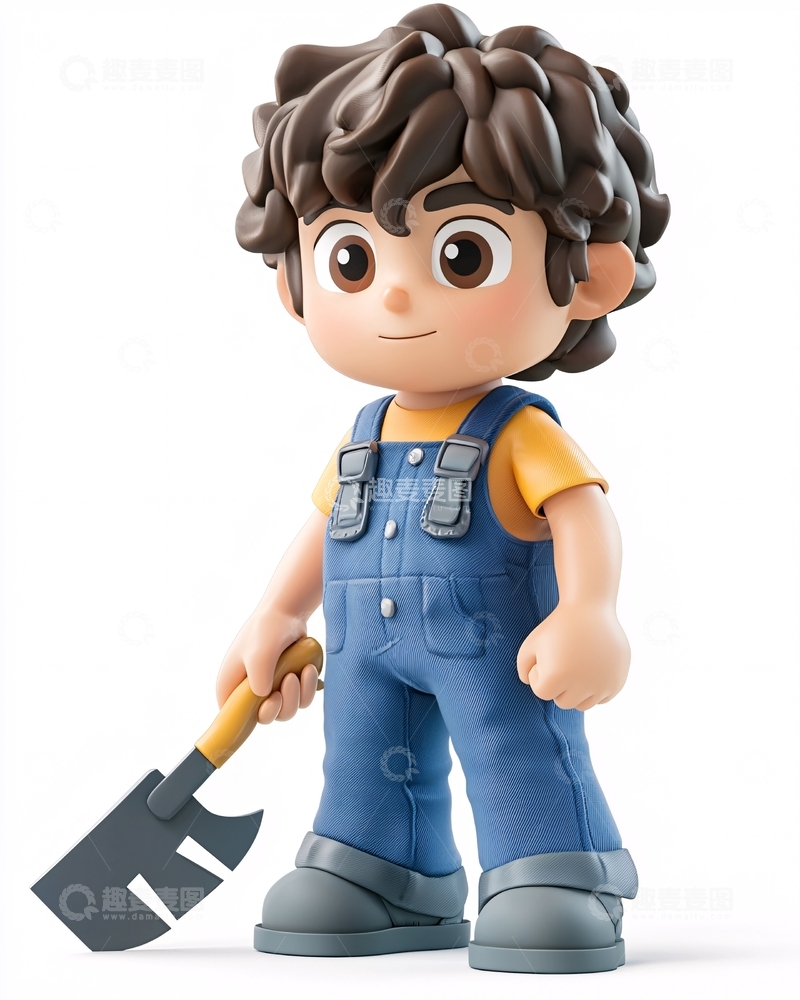 高清大图下载【趣麦麦图】卡通男孩