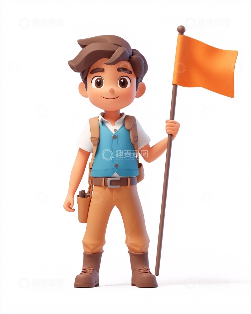 高清大图下载【趣麦麦图】卡通探险家9