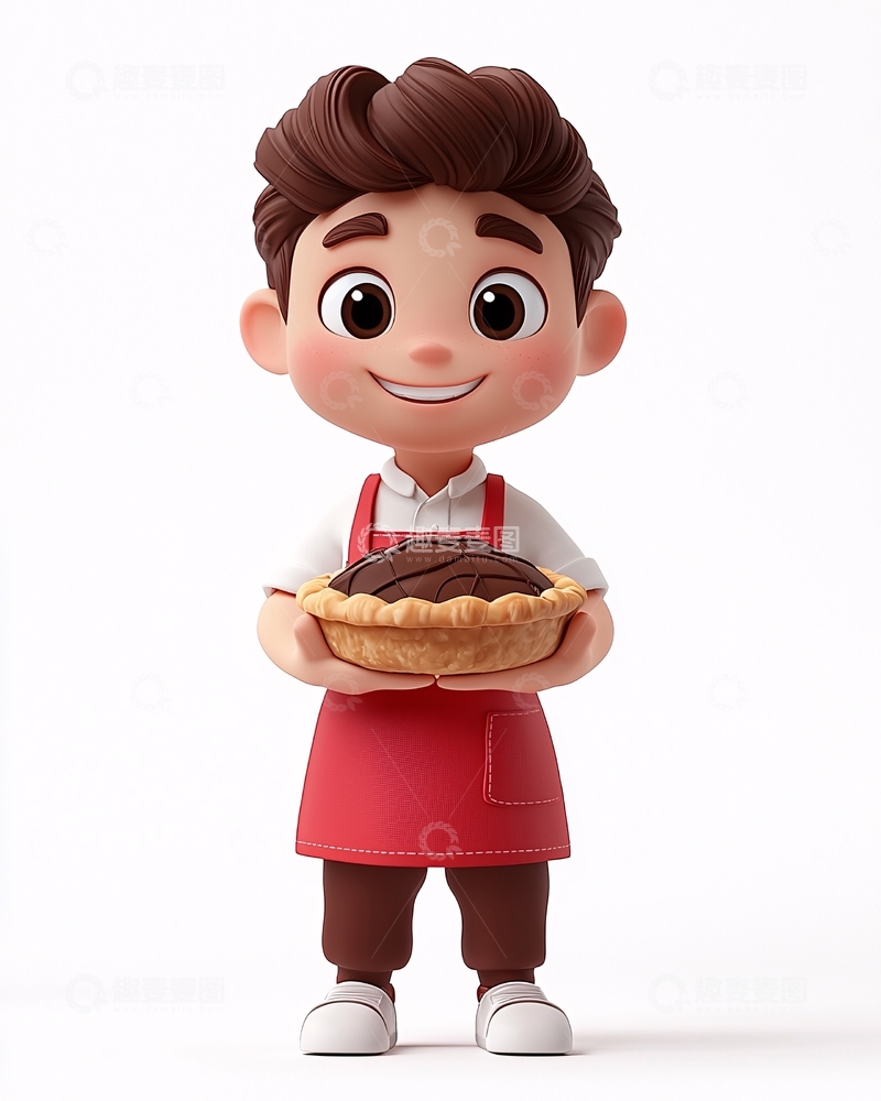 高清大图下载【趣麦麦图】卡通男孩