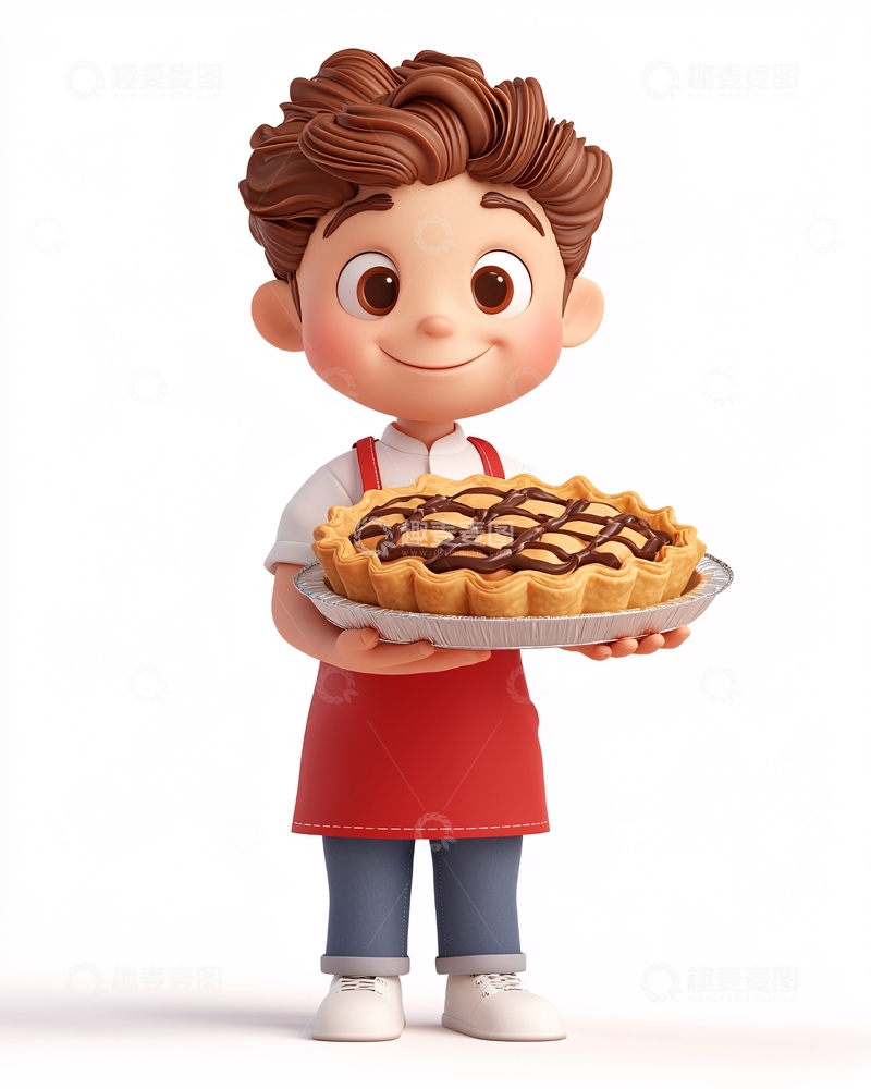 高清大图下载【趣麦麦图】卡通男孩