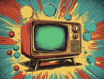 复古老式电视机