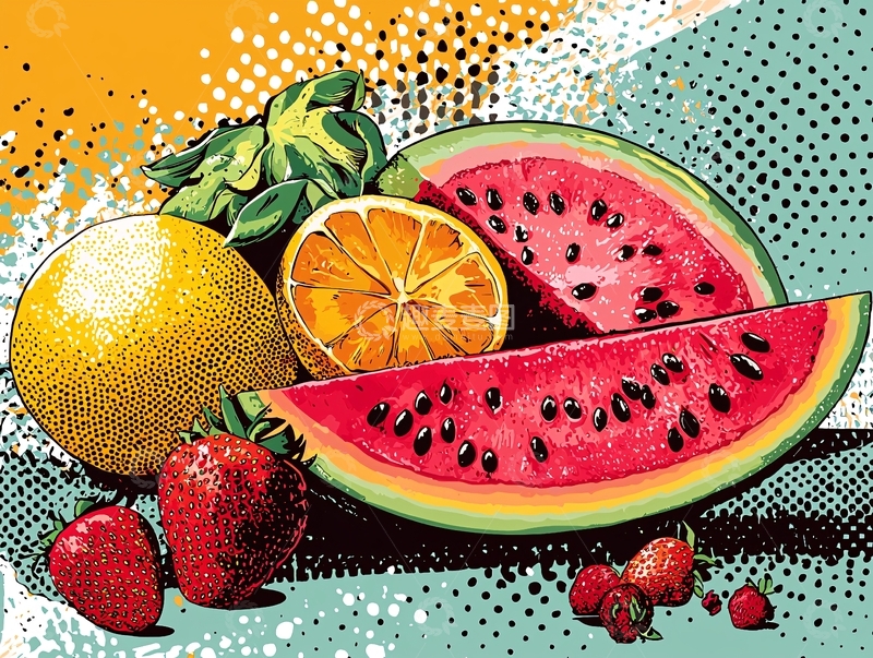 高清大图下载【趣麦麦图】水果静物图