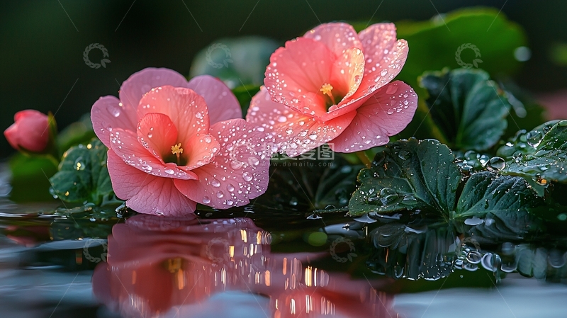 高清大图下载【趣麦麦图】粉色花朵