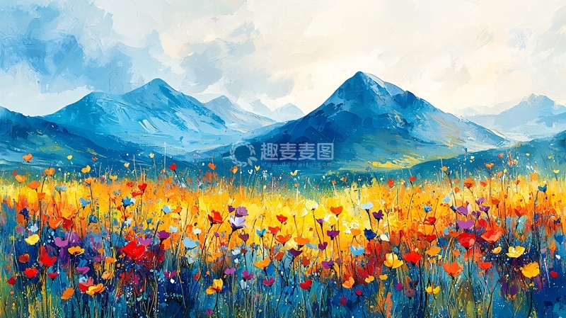 高清大图下载【趣麦麦图】油画风景画