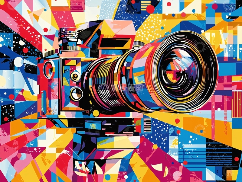 高清大图下载【趣麦麦图】抽象相机
