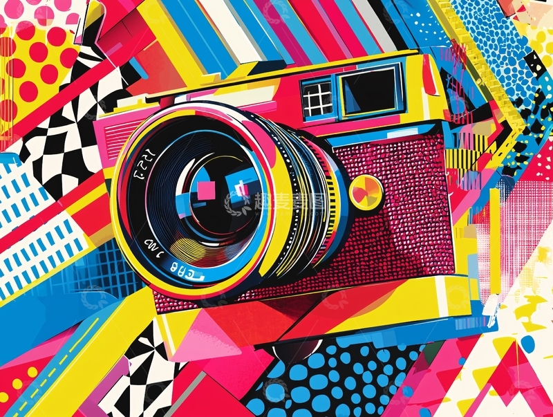 高清大图下载【趣麦麦图】彩色相机